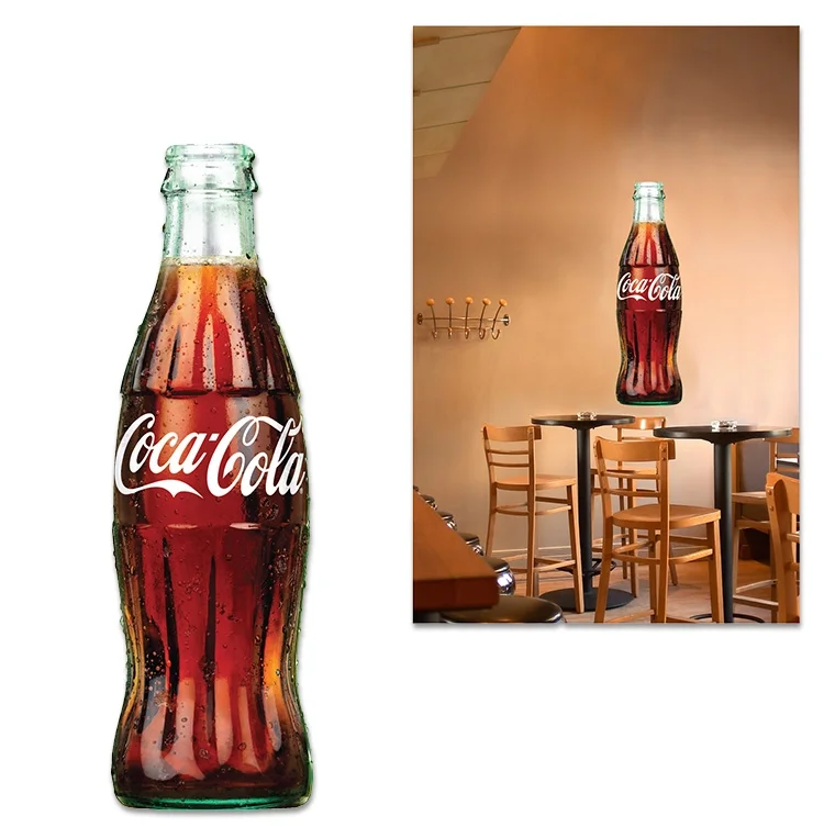 Coca-Cola Bottle Wall Decal- 4-1/2'