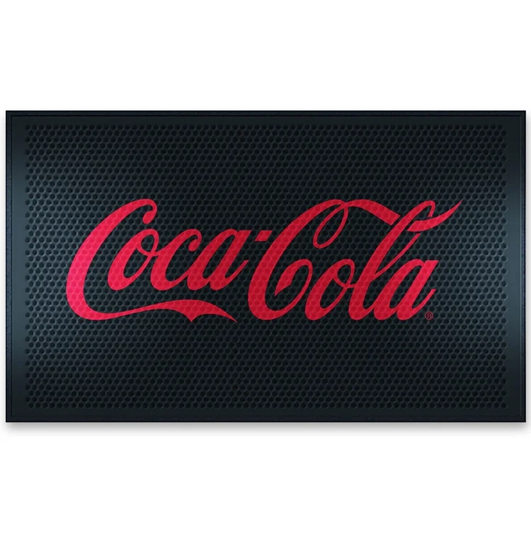 Coca-Cola Rubber Floor Mat 3' x 5'