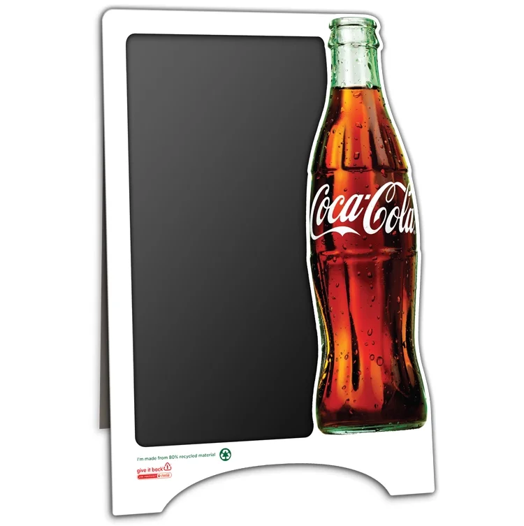 TM Coke Bottle A-Frame Chalkboard